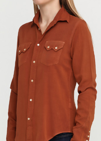 Терракотовая демисезонная блуза Ralph Lauren