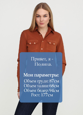 Теракотова демісезонна блуза Ralph Lauren