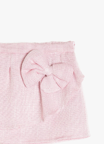 Светло-розовая кэжуал однотонная юбка KOTON