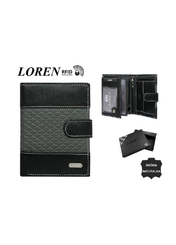 Гаманець чоловічий шкіряний N4L-DDG-BOX Loren (254314482)