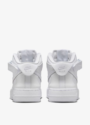 Кроссовки FN1193-111 Nike AIR FORCE 1 MID GS белые демисезоны (314516925)