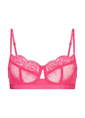 Розовый балконет бюстгальтер Hunkemoller с косточками полиамид