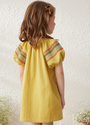 Гірчична сукня SHEIN (364846607)