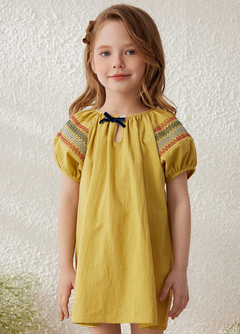 Гірчична сукня SHEIN (364846607)