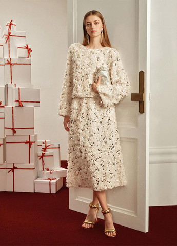 Кремовая блуза SHEIN