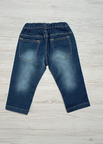 Синие демисезонные джинсы Bebetto