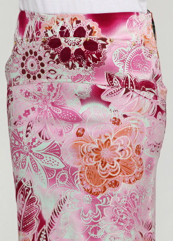 Разноцветная кэжуал с рисунком юбка Roberto Cavalli карандаш