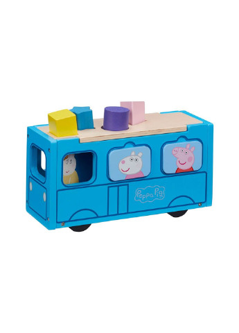 Игровой набор деревянный сортер - Школьный автобус Пеппи (07222) Peppa (254066534)
