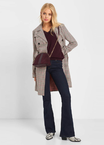 Темно-фиолетовый демисезонный пуловер пуловер Orsay