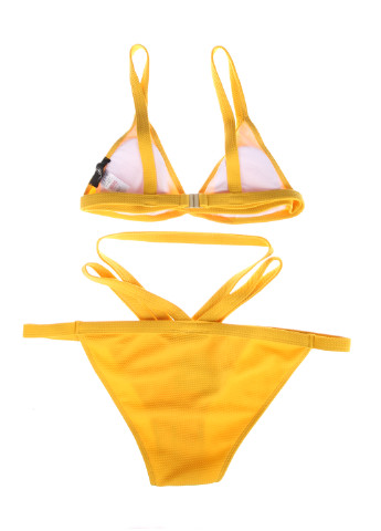 Желтый летний купальник (лиф, трусы) бикини Missguided