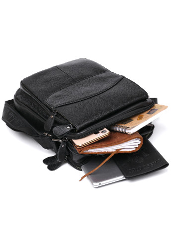 Чоловіча шкіряна сумка 23х27х12 см Vintage (255709751)