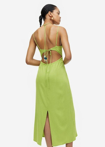 Фісташкова кежуал сукня сукня-комбінація H&M однотонна