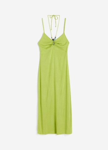 Фісташкова кежуал сукня сукня-комбінація H&M однотонна