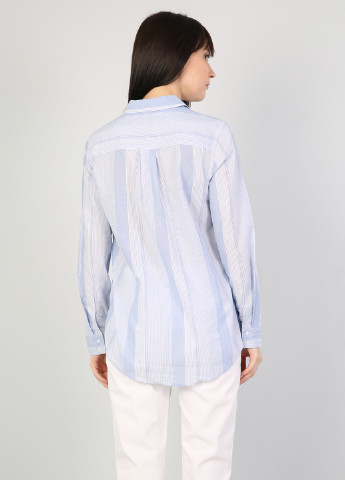 Светло-синяя демисезонная блуза Colin's