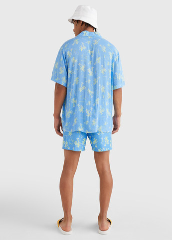 Голубой кэжуал рубашка с рисунком Tommy Hilfiger