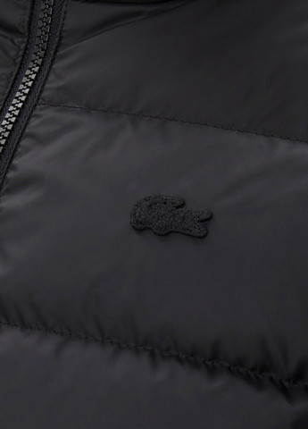 Чорна демісезонна куртка Lacoste