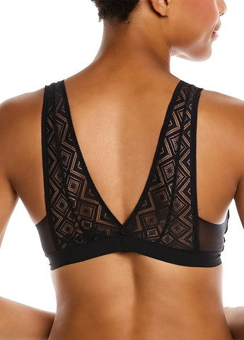 Чорний бралетт бюстгальтер DKNY без кісточок нейлон