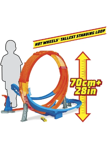 Трек Hot Wheels Action Massive Loop Mayhem Гігантська петля Шалені зіткнення (GTV14) Mattel (255665071)