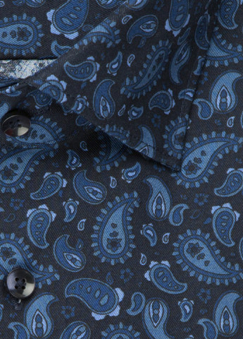 Темно-синяя кэжуал рубашка Seidensticker
