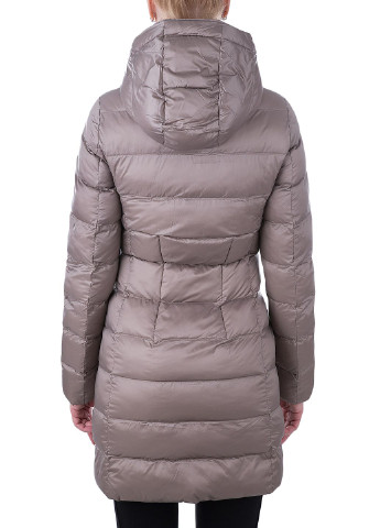 Бежевая зимняя куртка ARMANI EA7