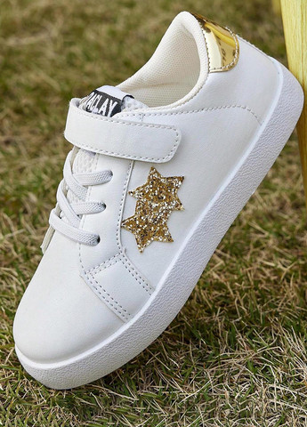 Білі осінні кросівки SHEIN