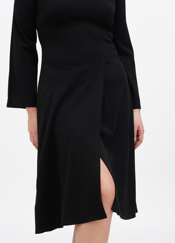 Черное кэжуал платье Closet однотонное