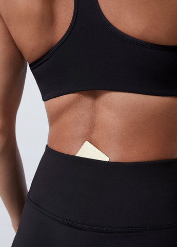 Черная спортивная однотонная юбка Dash&Stars клешированная