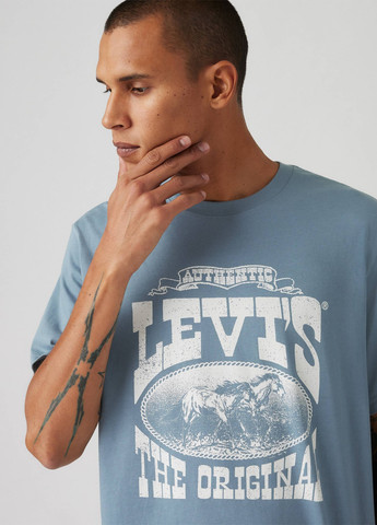 Блакитна футболка Levi's