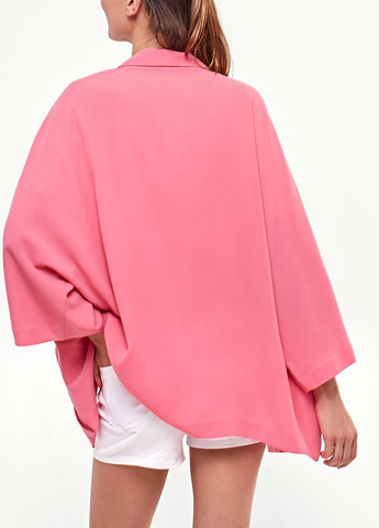 Розовый женский жакет Stradivarius однотонный - демисезонный