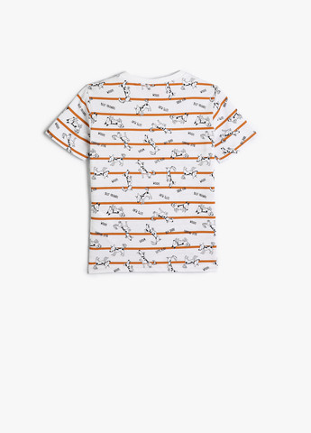 Біла літня футболка KOTON