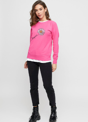 Розовый свитшот женский /no flis/ YAPPI рисунок (251375120)