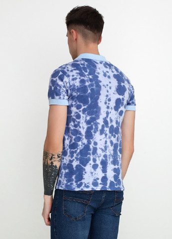 Голубой футболка-поло для мужчин Chiarotex с рисунком