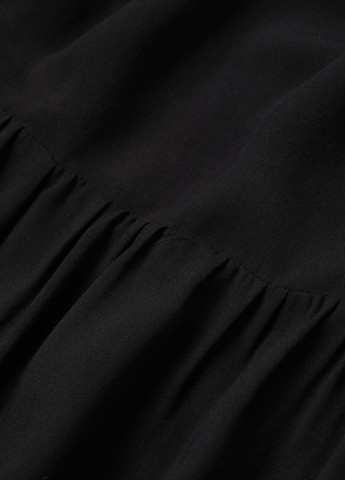 Черное кэжуал платье для беременных а-силуэт H&M однотонное