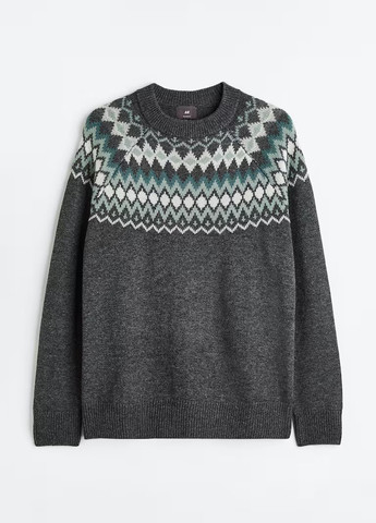 Темно-серый демисезонный джемпер джемпер H&M