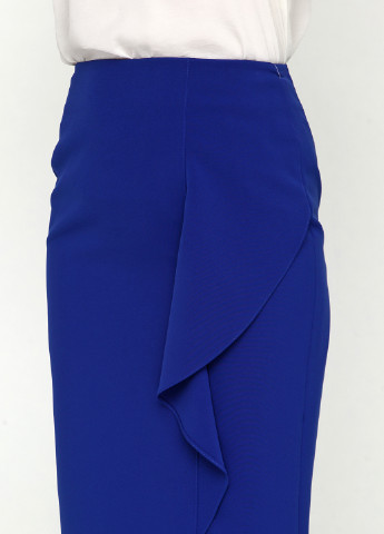 Синяя кэжуал однотонная юбка Stefanie L карандаш
