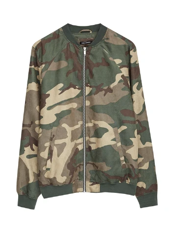 Бомбер Pull & Bear на молнии (249162527)