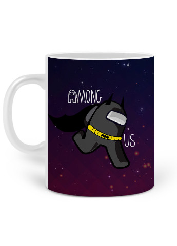 Кружка Амонг Ас Бетмен Бетмен (Among Us Batman) 330 мл горнятко керамічне (20259-2430) MobiPrint (219777353)