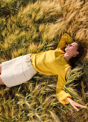 Жёлтая блуза SHEIN