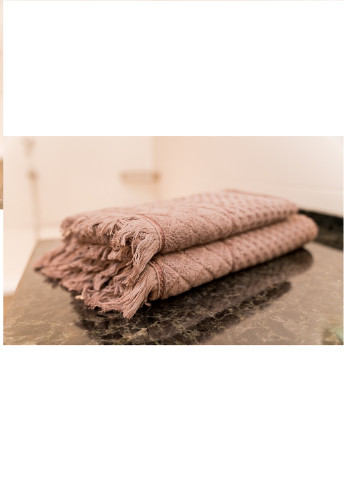 Набір махрових рушників Ideal клітинка бежевий