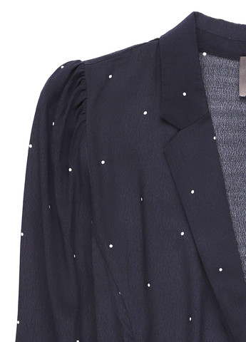 Темно-синий женский жакет Vince Camuto в горошек - демисезонный