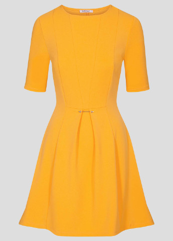 Гірчична ділова плаття, сукня Orsay однотонна