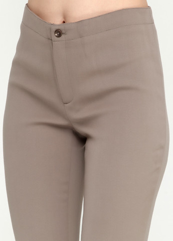 Серо-бежевые классические демисезонные прямые брюки Ralph Lauren