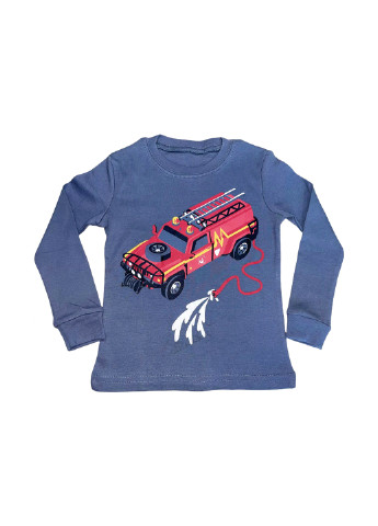 Синяя всесезон пижама (лонгслив, брюки) лонгслив + брюки No Brand