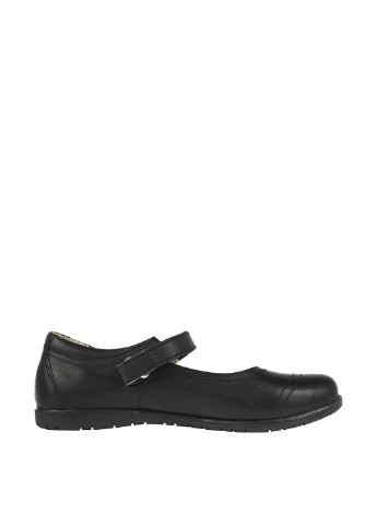 Черные туфли без каблука Eleven Shoes