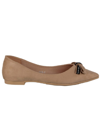 Жіночі жіночі балетки 198361 Pino Dangio | бежеві штучна шкіра (253535170)