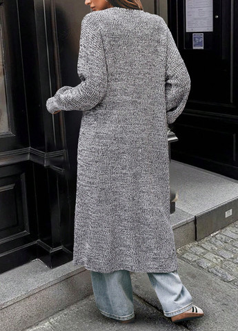 Серый демисезонный кардиган SHEIN