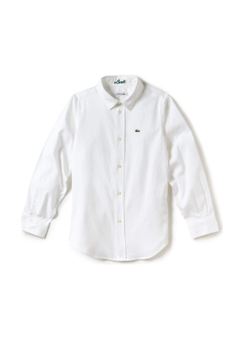 Белая кэжуал рубашка Lacoste