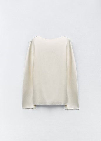 Молочная блуза Zara