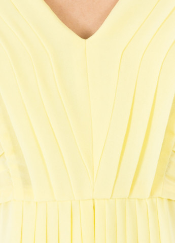 Світло-жовтий вечірня плаття, сукня Soaked однотонна