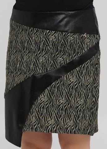 Черная кэжуал однотонная юбка La Mode Est Avous карандаш